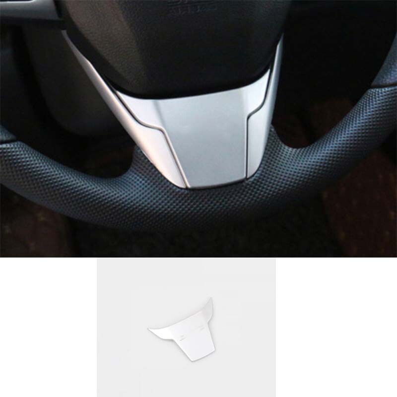 ABS Silver Steering Wheel Cover Trim for 2016-2020 Honda Civic 10th Gen  