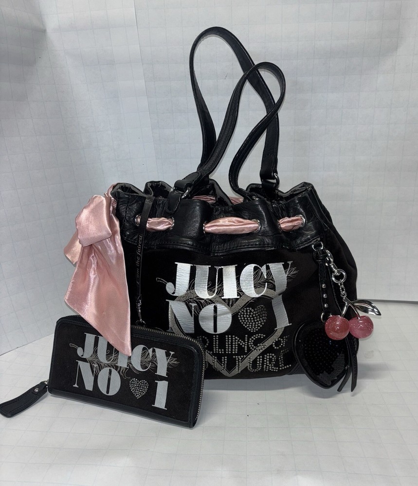 Juicy Couture Daydreamer Handbag & Matching Wallet Y2K Style Darling Couture
