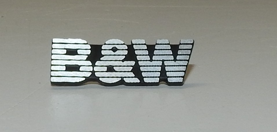 B&W BOWERS AND WILKINS DM601 S1 SPEAKER CABINET BADGE EMBLEM MAY FIT OTHERS
