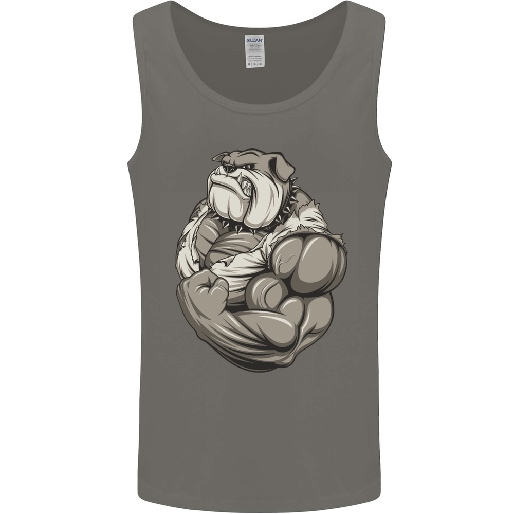 Bulldog Gym Bodybuilding Training Top Mens Vest Tank Top