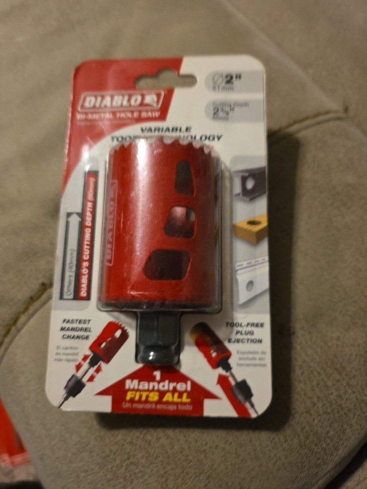 Diablo Hole Saw  Snap-Lock Plus 2” Bi-Metal  1 pc