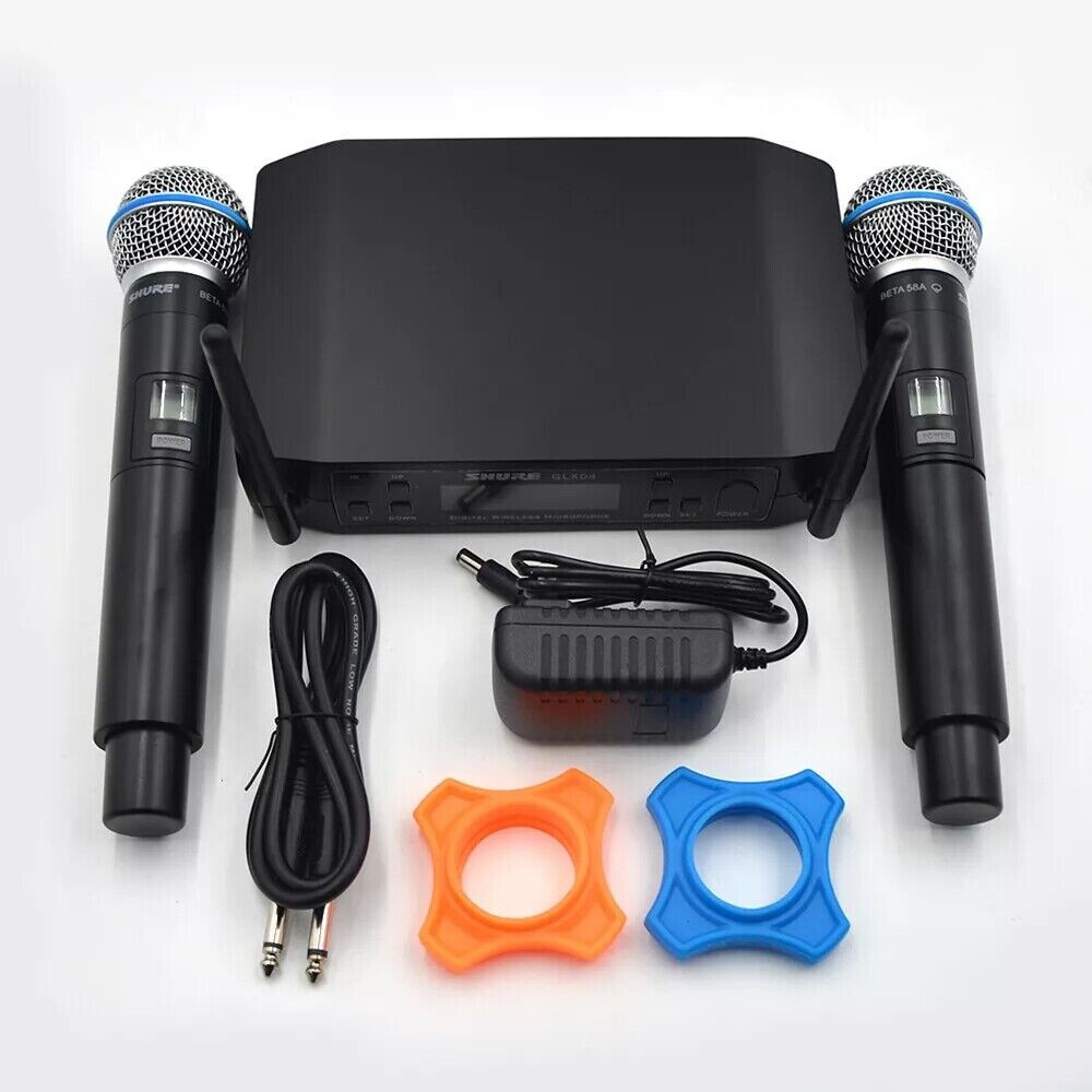 GLXD4+BETA58A Vocal Dual Channel Wireless Microphone System UHF Handheld