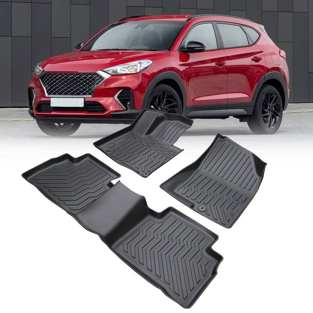 Car Floor Mats for 2022-2023 Hyundai Tucson All-Weather TPE Rubber Car Mats