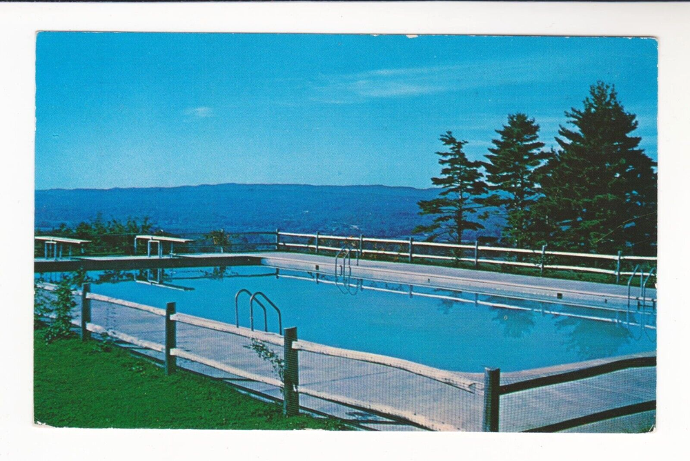 NEW HAMPSHIRE CONGREGATIONAL CENTER, PEMBROKE – SWIMMING POOL - 1950s Postcard