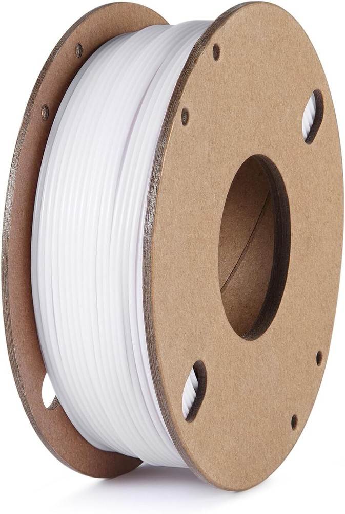 3D Printer Filament PLA, 1.75mm White, 3D Printing & Pen Filament, 0.25kg