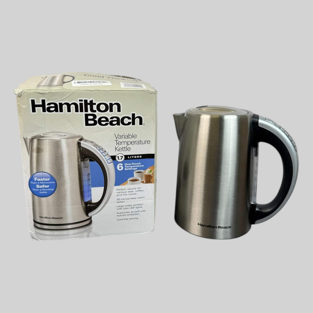 Hamilton Beach 1.7L Electric Kettle | Tested Unit/Open Box | Excellent Condition