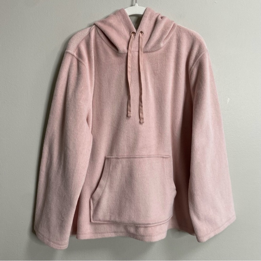 Misty Rose Fleece French Terry Oversized Hoodie Size XL  