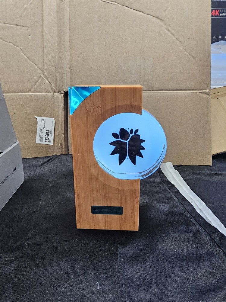 Rhythm Ferrofluid Speaker Music Display Lamp Magnet Liquid Desktop Decor Gifts