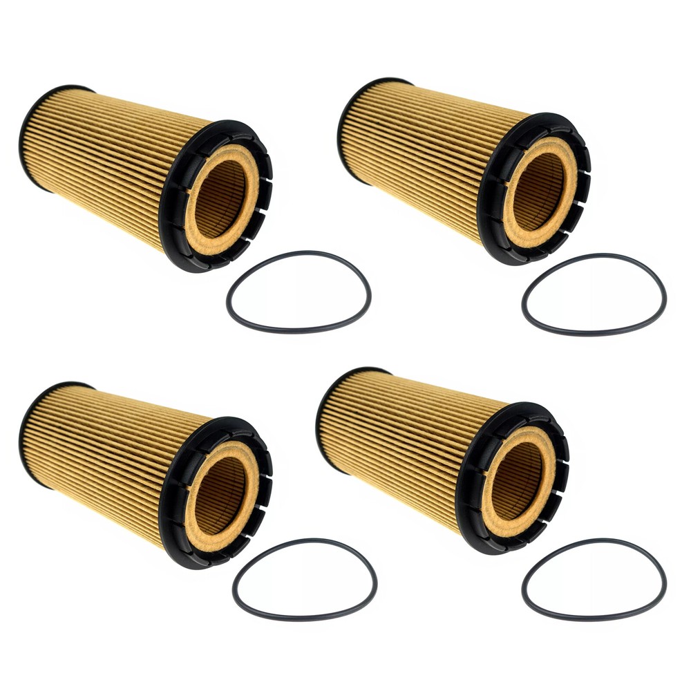 4Pcs For Bentley Continental GT Coupe GTC Flying Spur W12 OIL FILTER