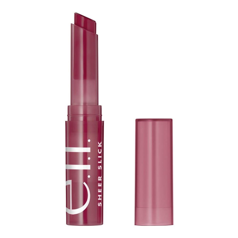 e.l.f. Sheer Slick Lipstick, Hydrating Lipstick For Sheer Color With A Shiny ...