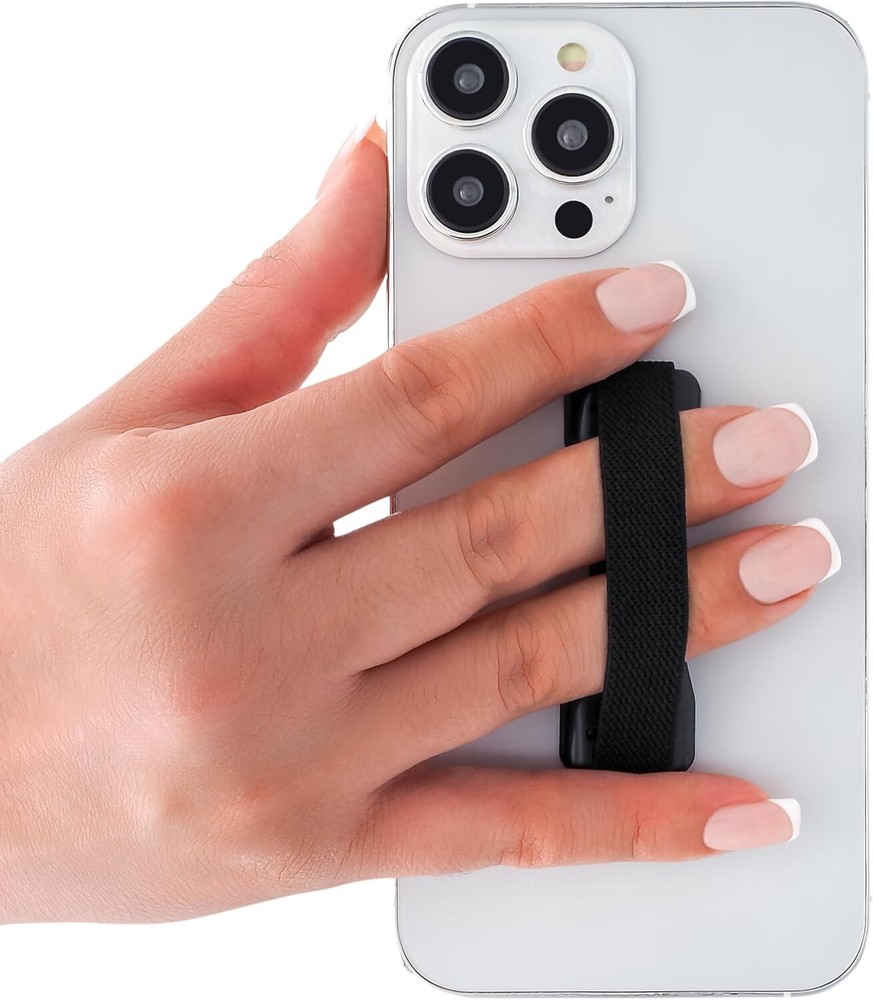 Universal Phone Grip for Smartphones & Mini Tablets – Secure Hand Holder with Wireless Charging Support