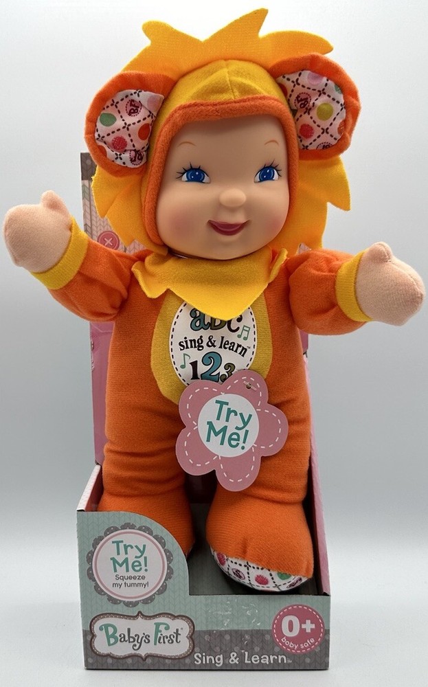 Baby’s First ABC Sing & Learn 123 Squeeze Tummy Brand New