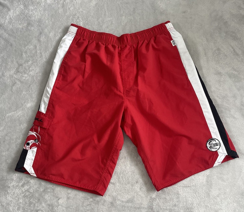 Pantalones Cortos de Natación O'Neill Rojo Calce Regular Para Hombre Talla XL