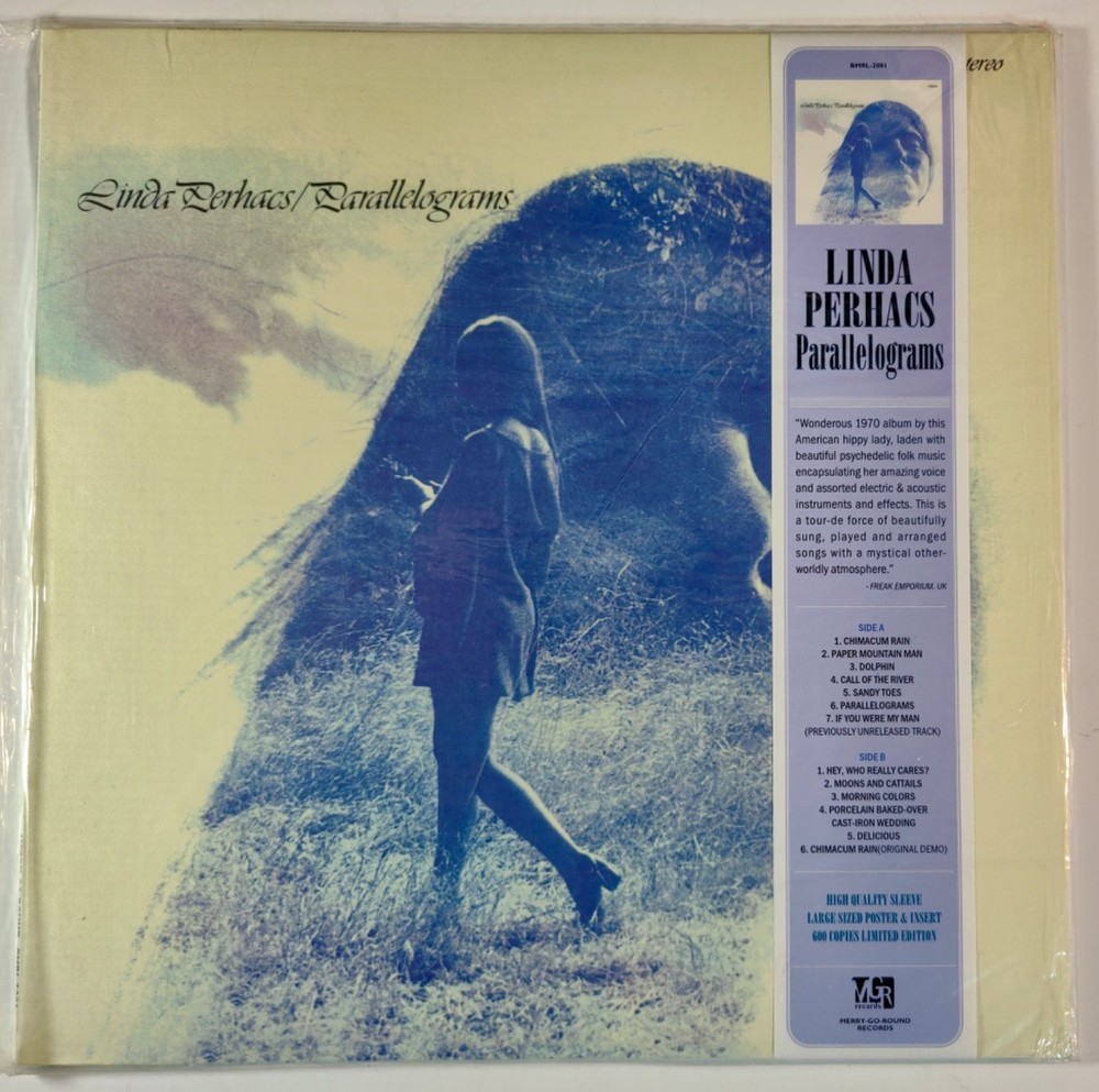 Linda Perhacs Parallelograms LP Korea Reissue SEALED Ltd. Ed w/ Poster + Insert