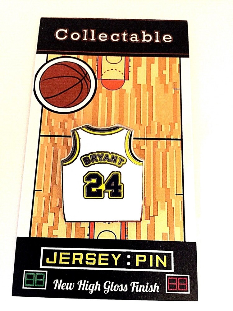 Los Angeles Lakers Kobe Bryant jersey lapel pin-Hardwood Legend-Collectible