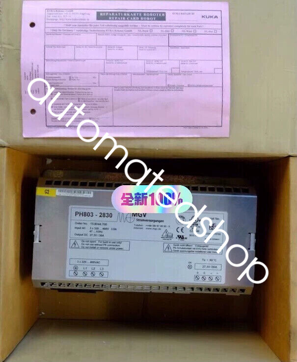 NEW KUKA 00-110-699 New KRC2 Power Module MGV PH803-2830 30A by DHL or UPS