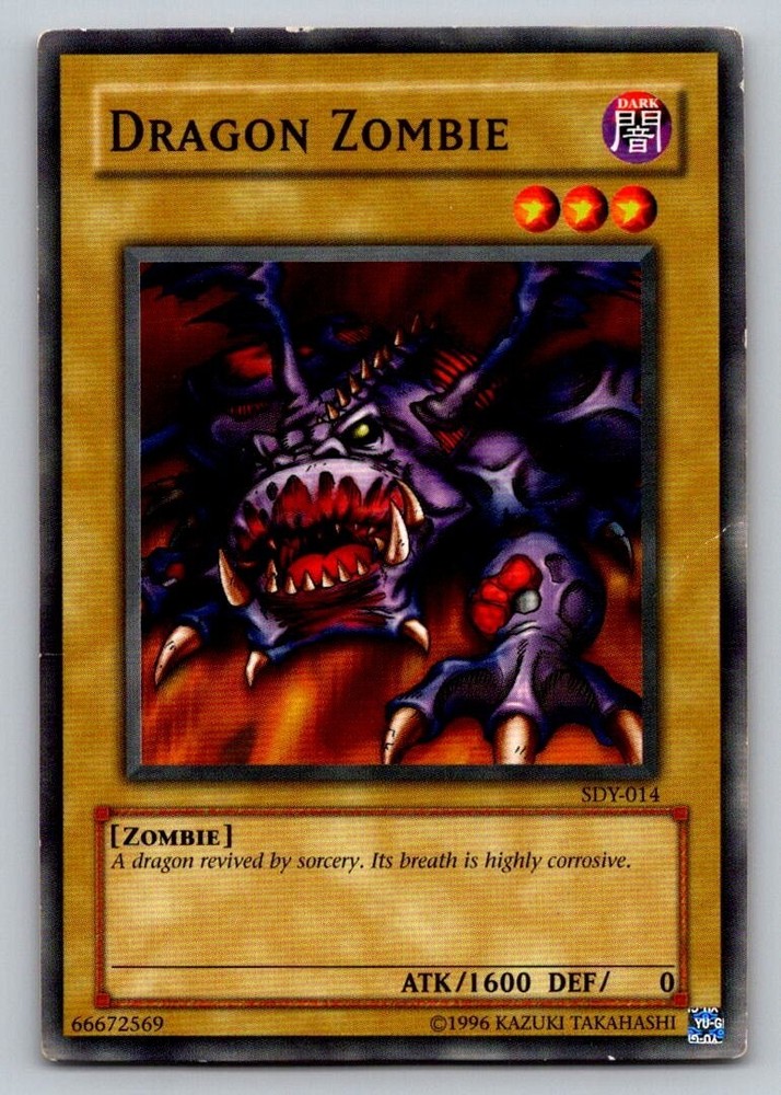 Zombie Dragon Collectible Figure SDY-014 Dark Fantasy Creature