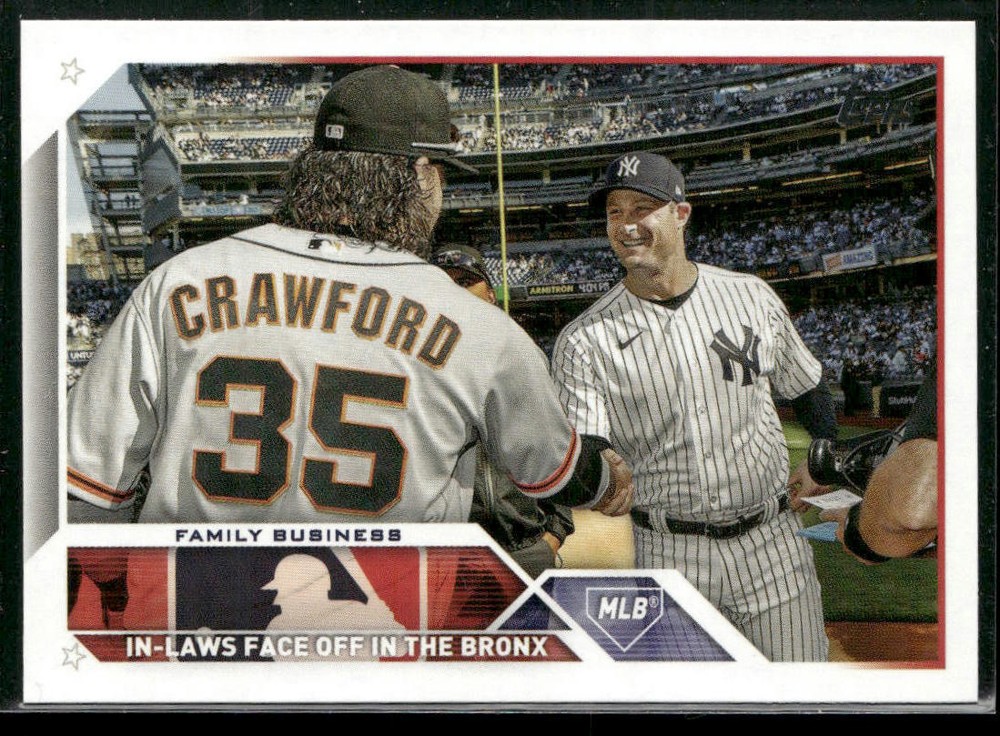2023 Topps Update #US134 Family Business (Brandon Crawford / Gerrit Cole) VC