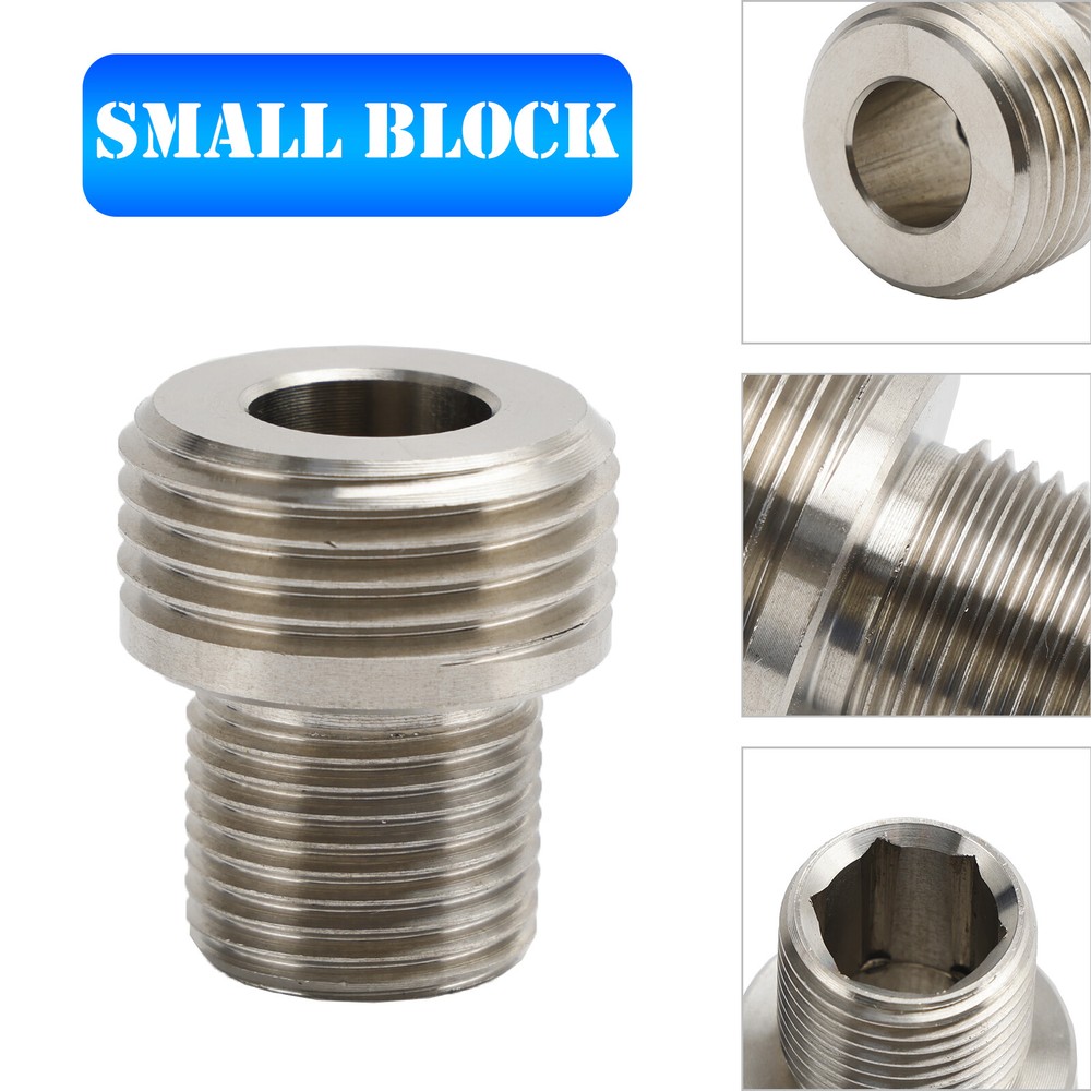 Small Block Oil Filter Adapter for Ford SBF 5.0 302 351 F1AZ-6890-B