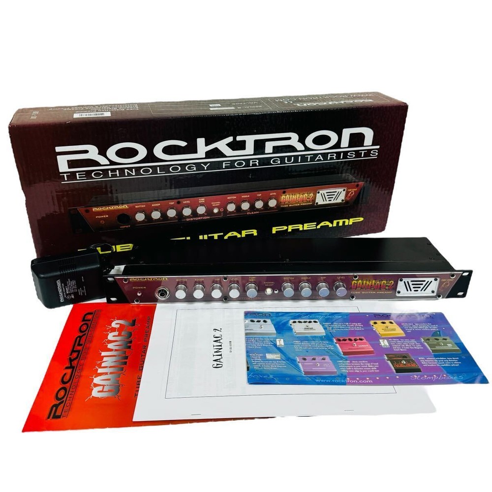 Rocktron Gainiac2 2Ch Vacuum Tube Preamp Distortion Guitar Amplifier