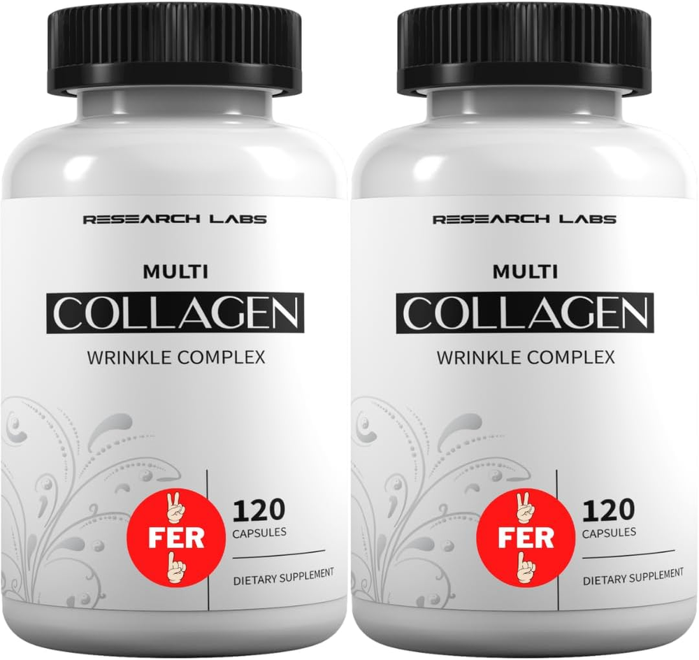 2 for 1 Promo 240 Collagen Pills - 6000 Mg per Day. Grass Fed Anti-Aging Support