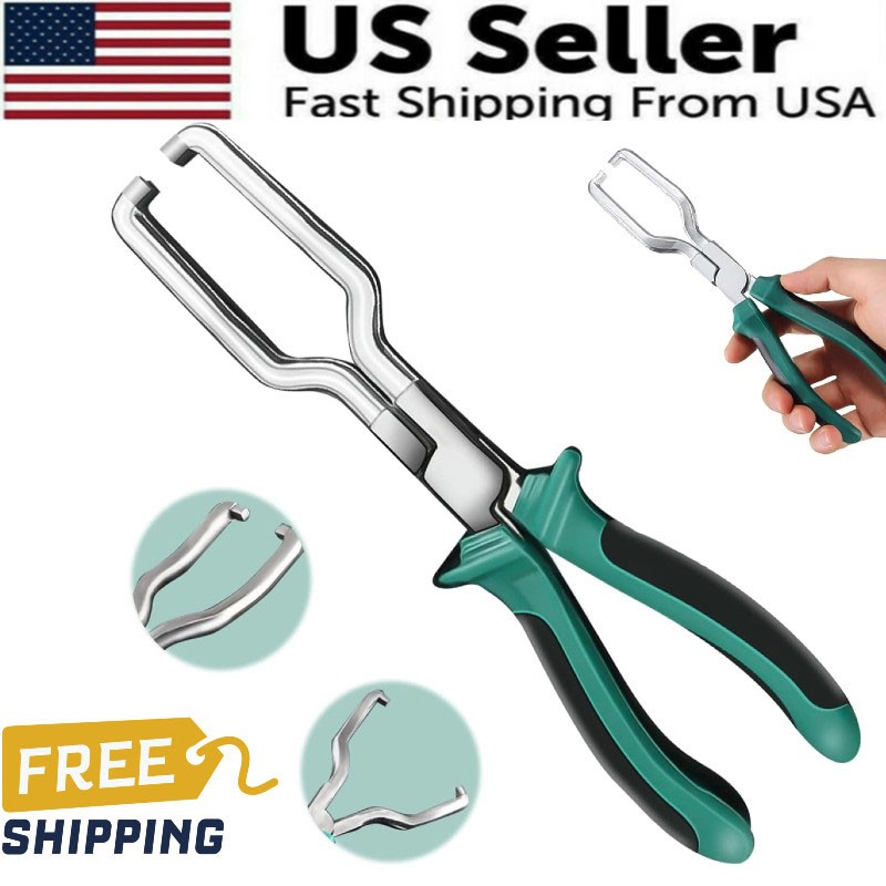 9Inch Electrical Disconnect Pliers Fuel Clip Spark Plug Removal Repair Tool US