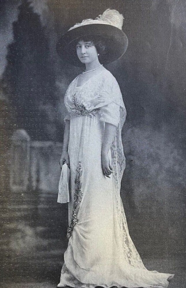 1912 Vintage Magazine Illustration Actress Dorothy Donnelly