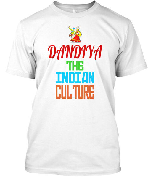 Dandiya T-Shirt Made in the USA Size S to 5XL