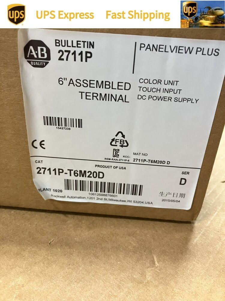 2711P-T6M20D New Factory Sealed AB 1 YEAR WARRANTY FAST DELIVERY 1PCS VERY GOOD-image