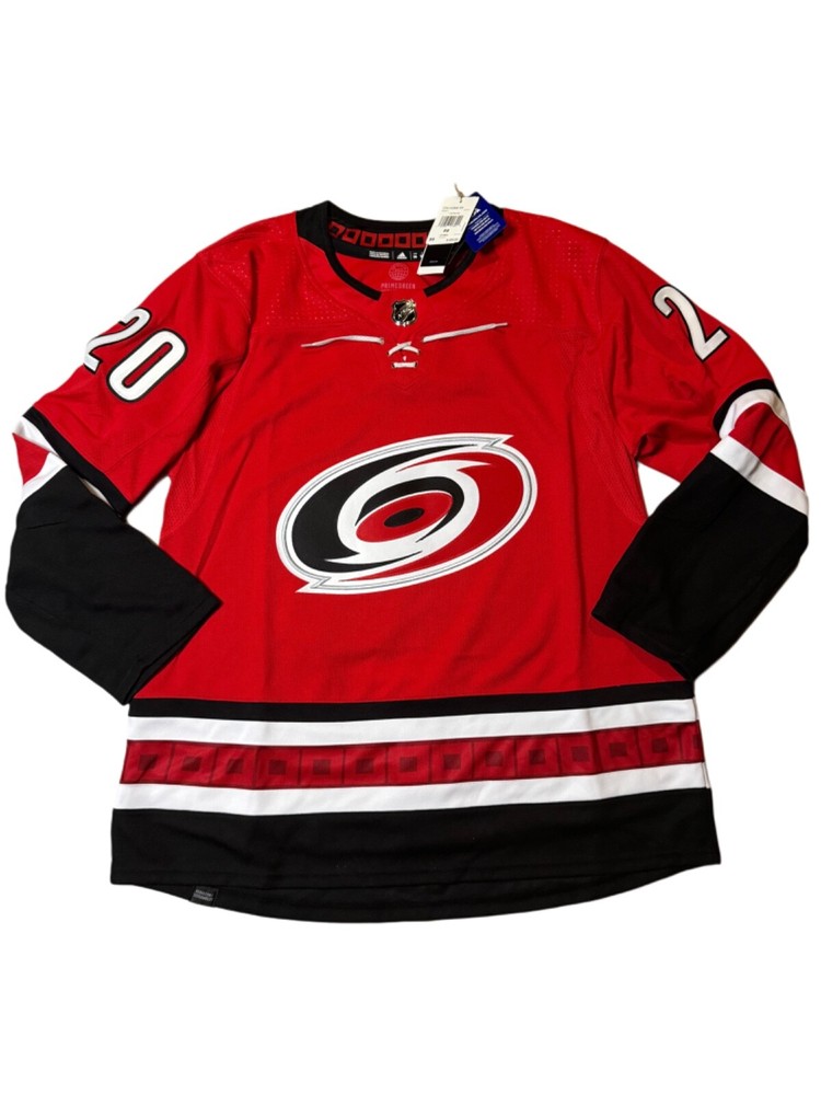 Sebastian Aho Carolina Hurricanes Red Men’s Game Jersey Adidas Size 50