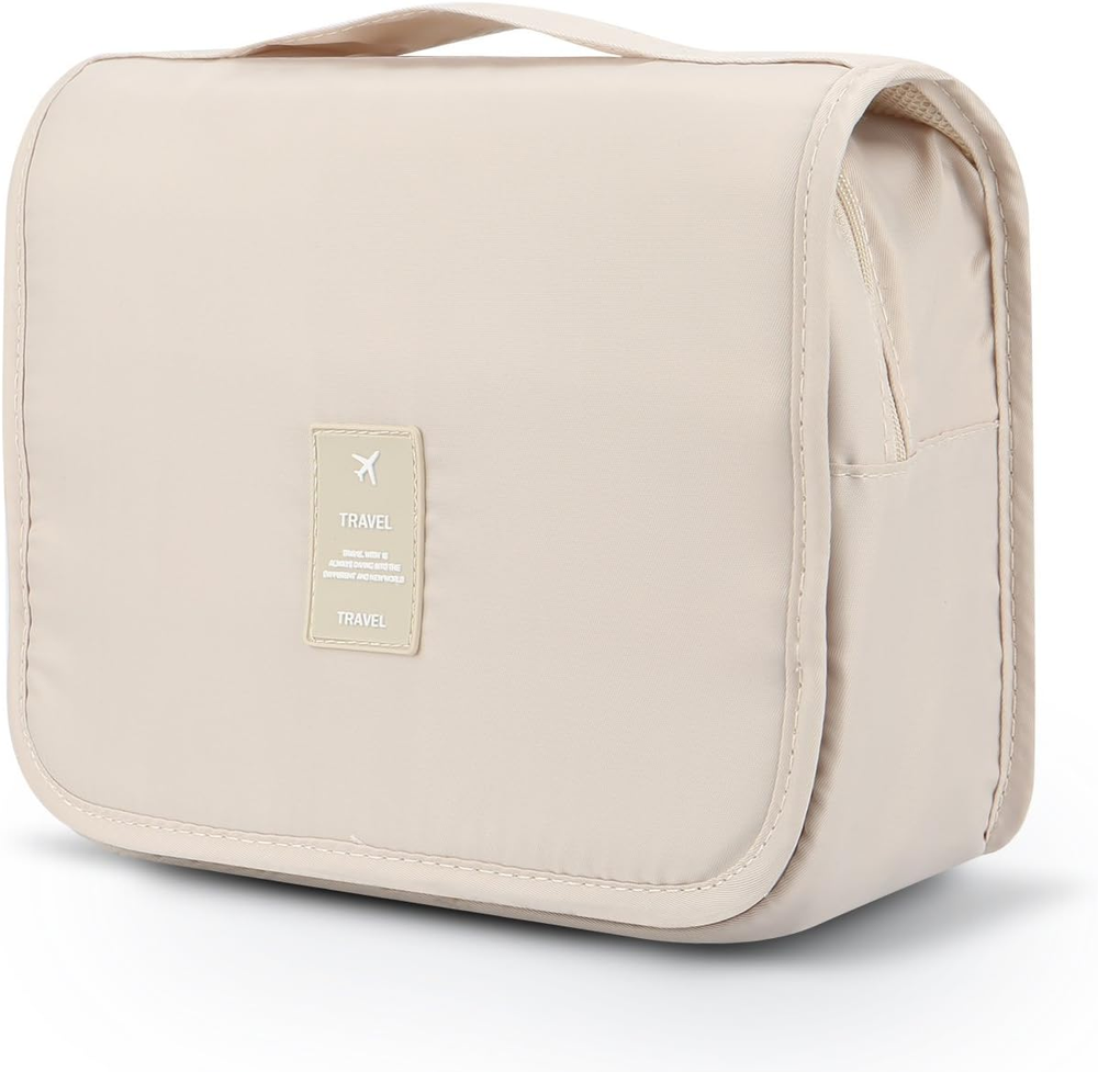 Large Hanging Toiletry Bag for Travel with Multiple Pockets - Cosmetic Organizer for Men and Women
