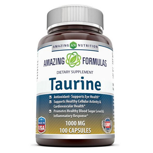 Amazing Formulas Taurine 1000 mg 100 Caps By Amazing Nutrition