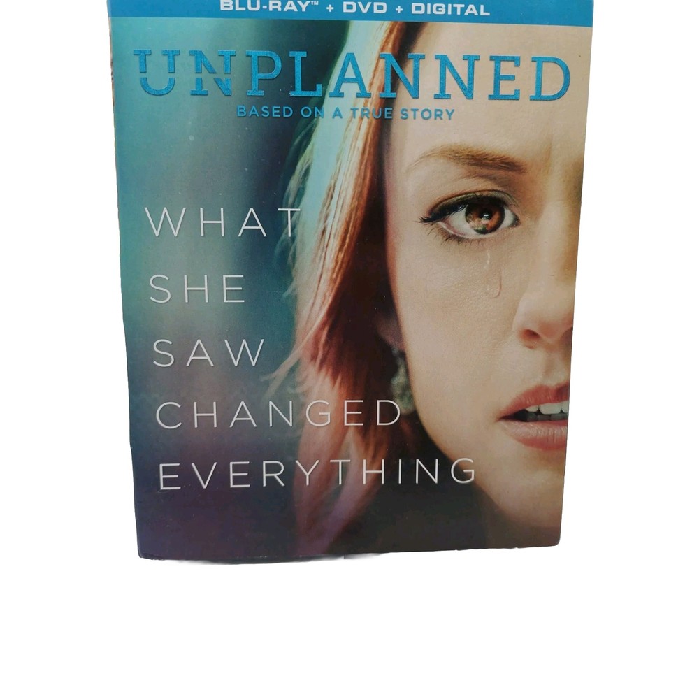 Unplanned Blu Ray DVD & Bonus Dvd New Sealed W SLIPCOVER