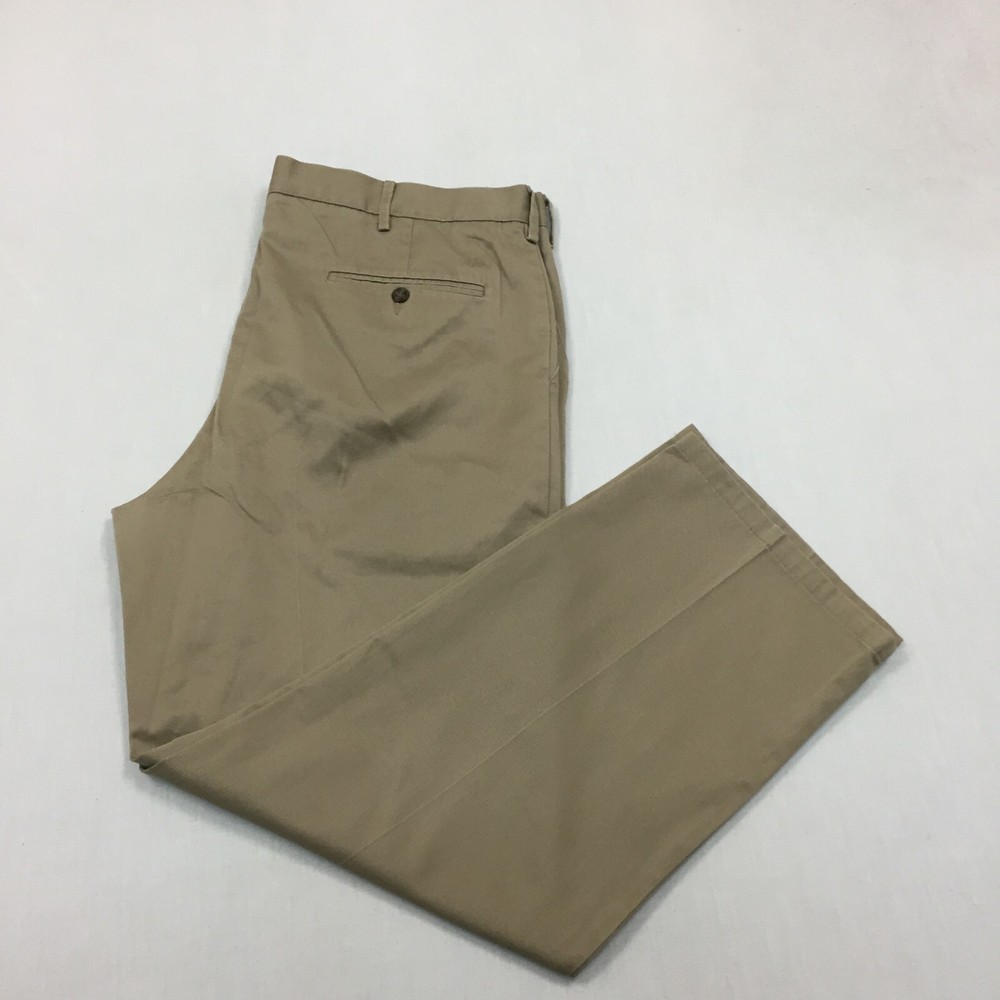 Dockers D3 Chino Trousers Cotton Pants Straight Fit Mens Size 40W 30L Beige