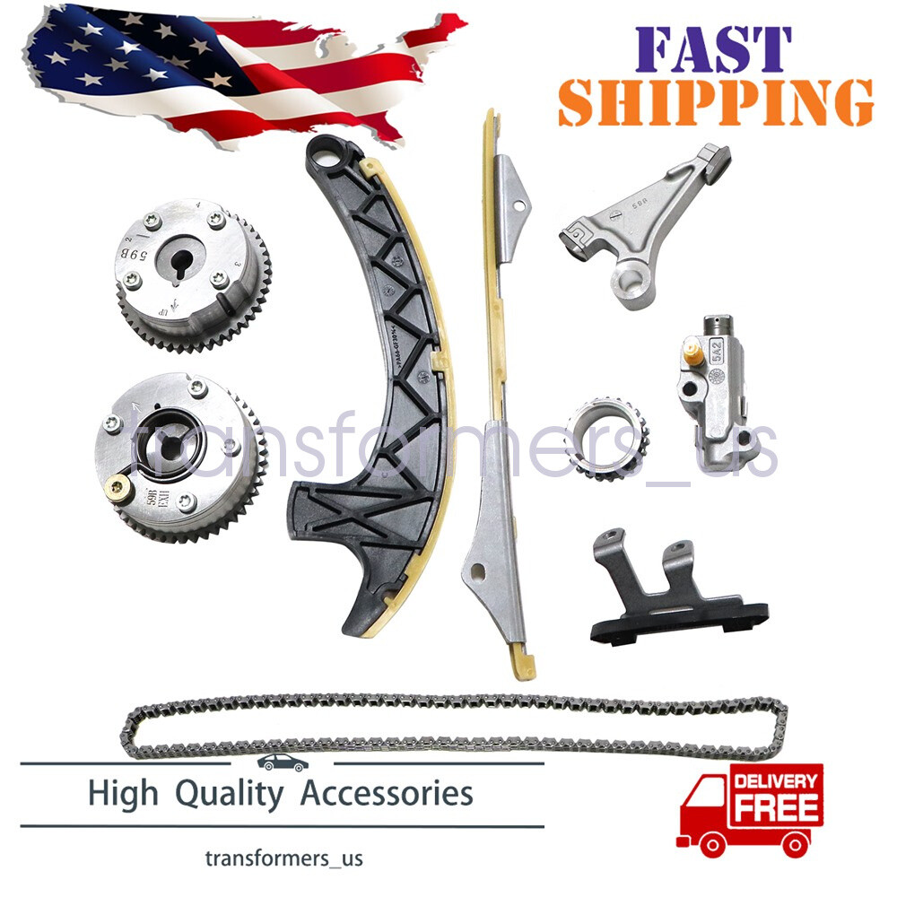 NEW Timing Chain Kit Camshaft Phaser For Honda Accord Civic CR-V EX-L Turbo 1.5L