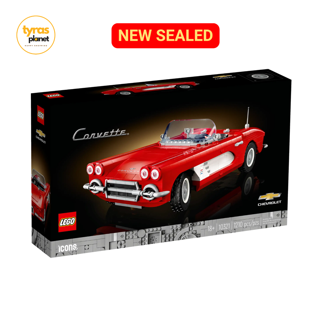 LEGO Icons 10321 Corvette Classic Car Retired Limited Edition GM New Sealed