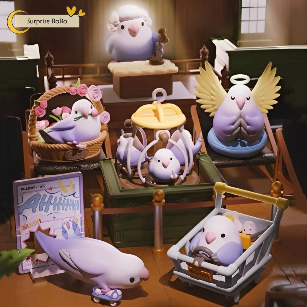 PLZDOT The Polite Love Bird Social Birdie Series Blind Box Confirmed Figure Toy！