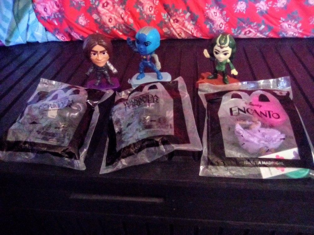 McDonald's Avengers Endgame Happy Meal Toys Lot of 3 Including Isabela