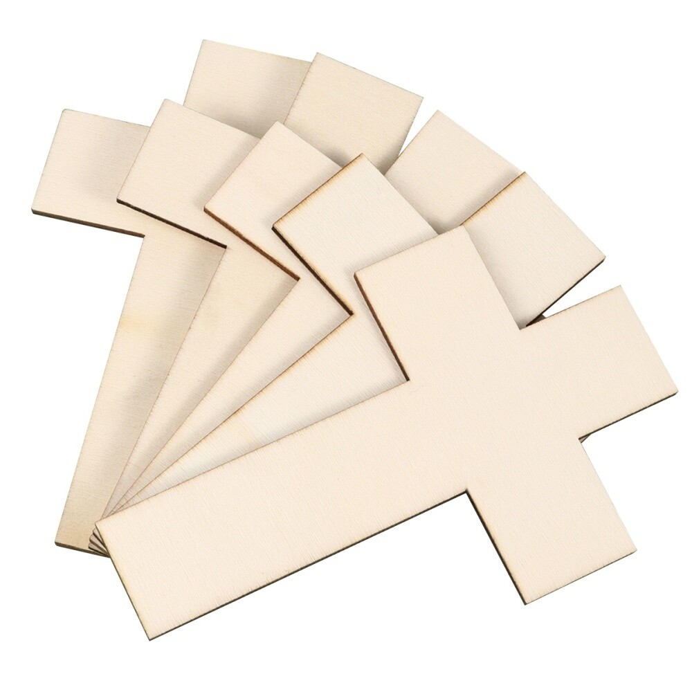 36 Pcs Wooden scrapbooking shapes Wooden Slices Embellishments