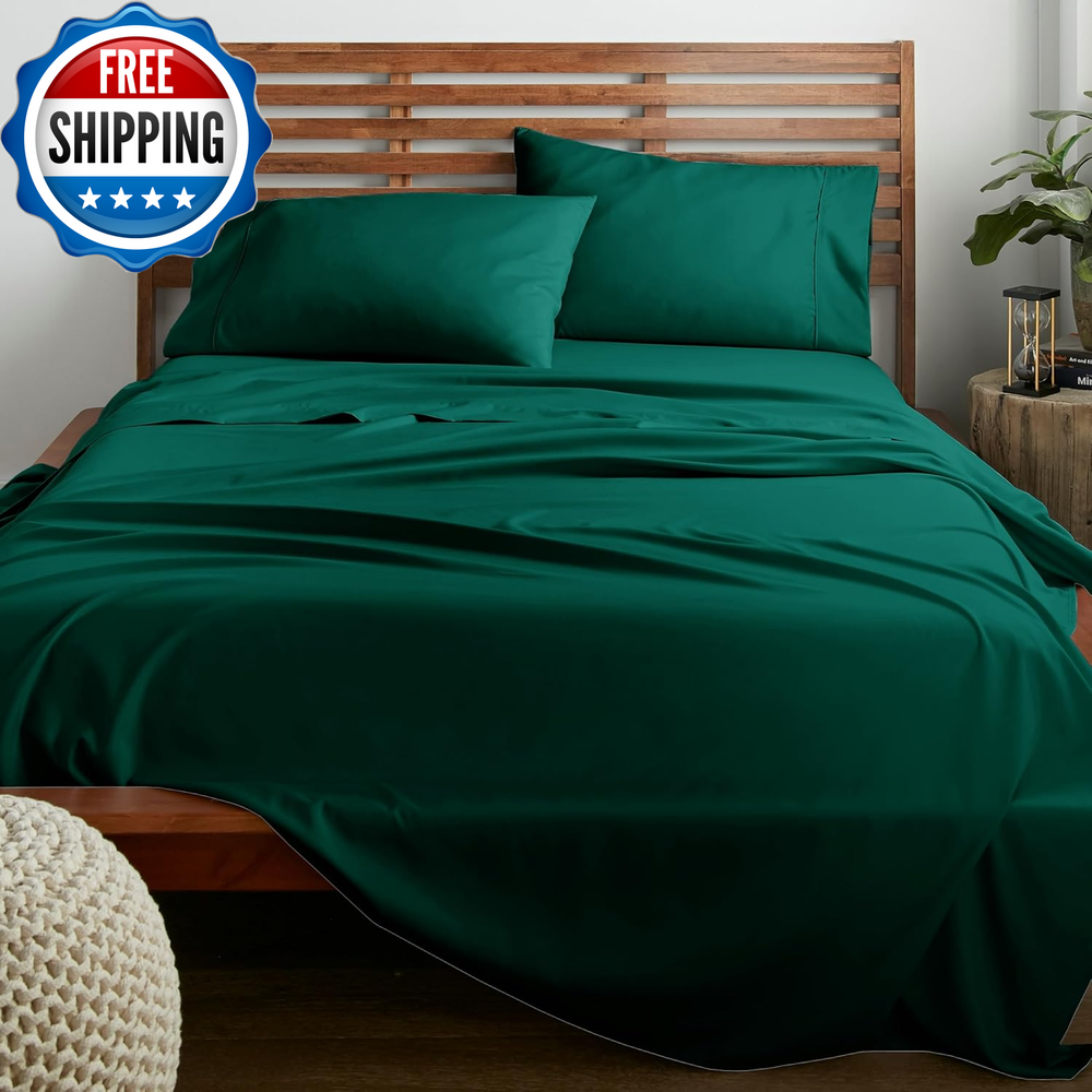 Queen Sheet Set - 16-Inch Deep Pocket - Ultra Soft Microfiber Queen Size Bed She