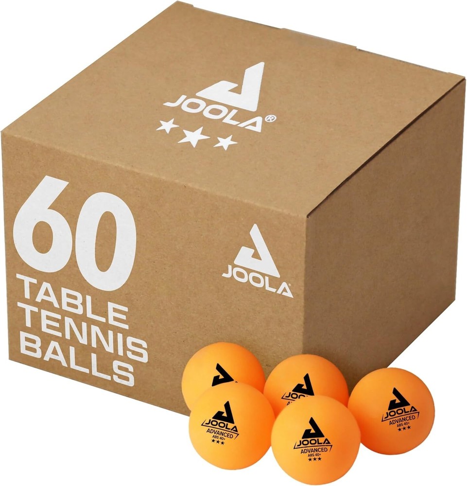 3 Star Table Tennis Balls 60 Pack – 40mm Regulation Bulk Training Balls