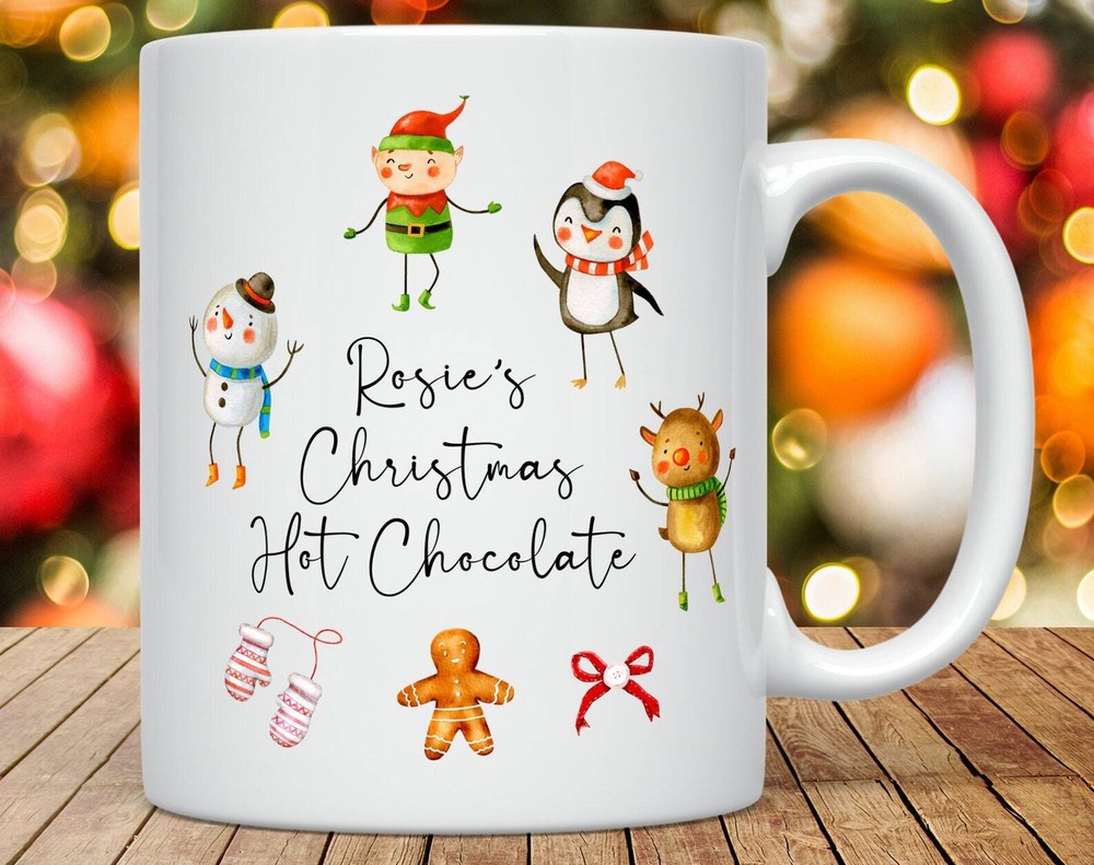 Personalised Kids Christmas Mug Christmas Movie Mug Kids Christmas Eve Box Stock