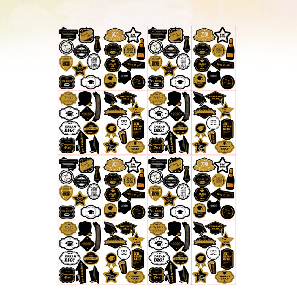 4-Piece Sealing Wax Stickers Set - Fall Colors Gift Pack