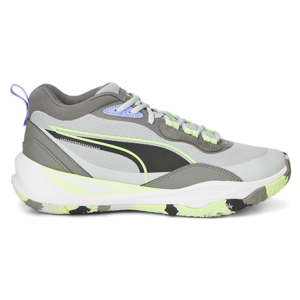 PUMA Playmaker Pro Basketball Shoes for Men - Grey Athletic Sneakers