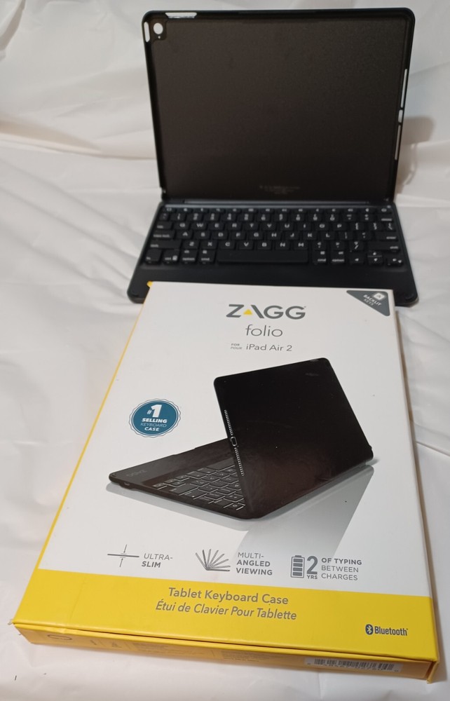 Zagg Messenger Folio Keyboard Case for iPad Air Air 2 and 9.7-inch iPad Pro