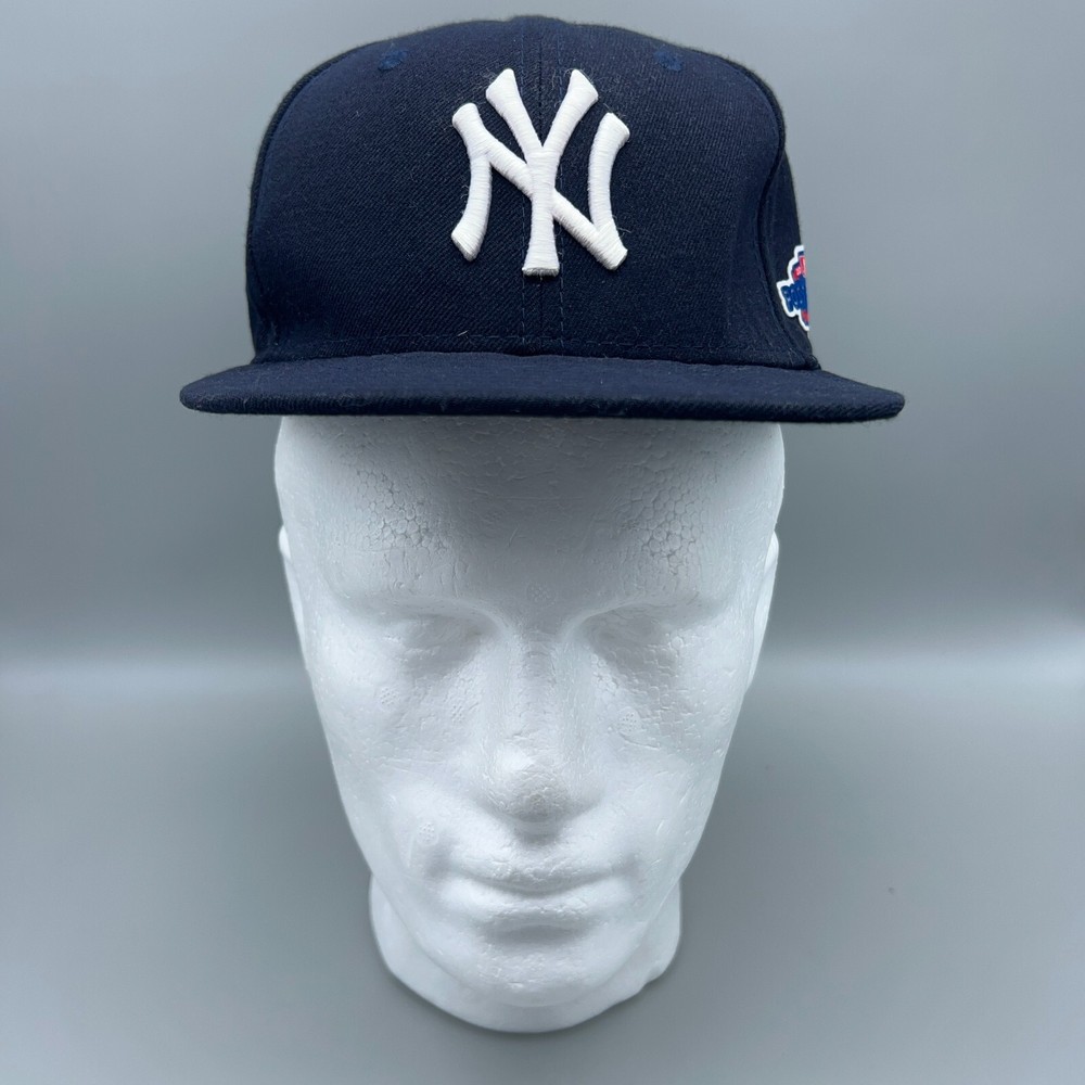 New York Yankees Hat Blue Fitted 7 Cap Postseason 2012 59Fifty MLB Authentic