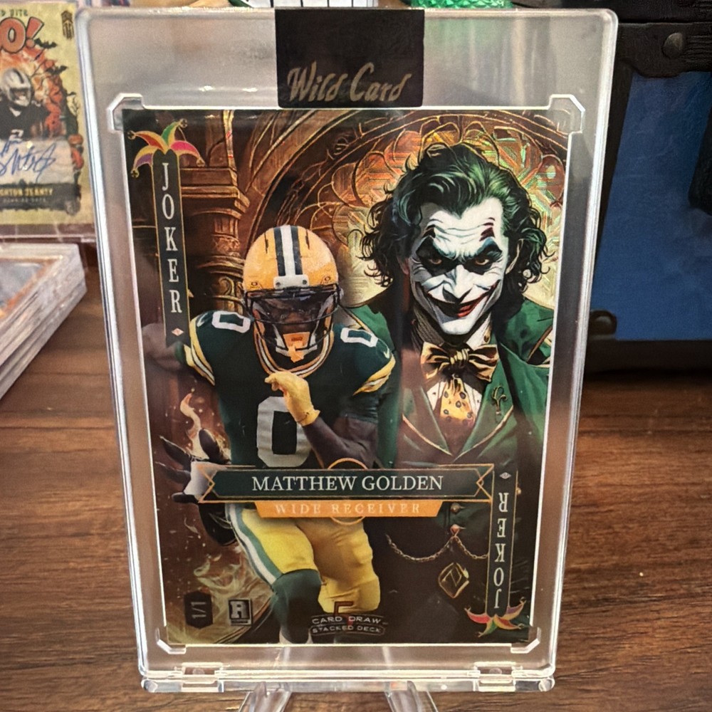 2025 Wild Card 5 Card Draw Football National Exclusive Joker Matthew Golden 1/1