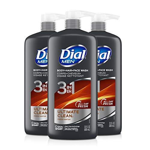 Men's 3-in-1 Body Hair Face Wash Ultimate Clean 69oz 3-Pack