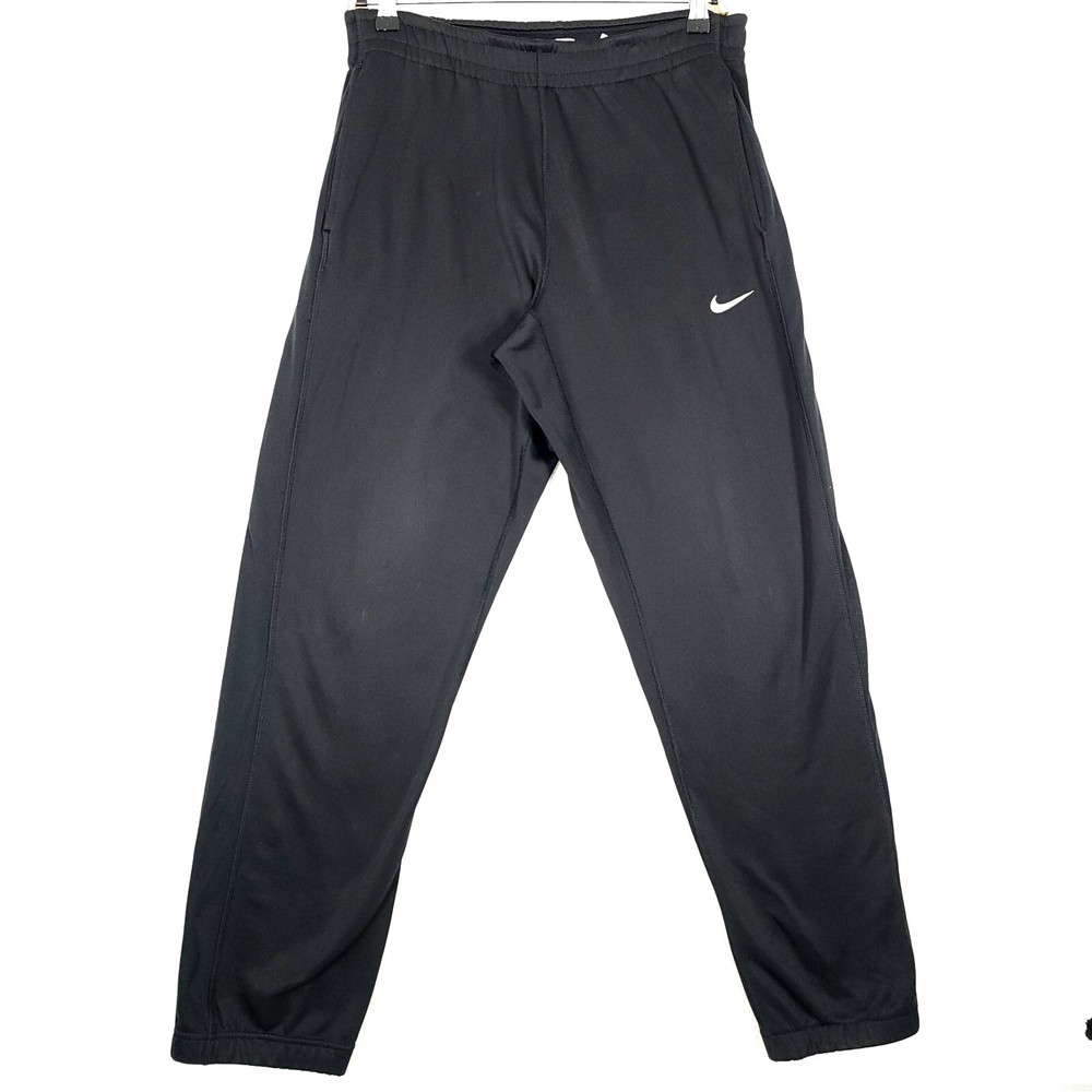 Nike Therma Fit Men’s Small Black Joggers with Logo for Warm-Up & Training