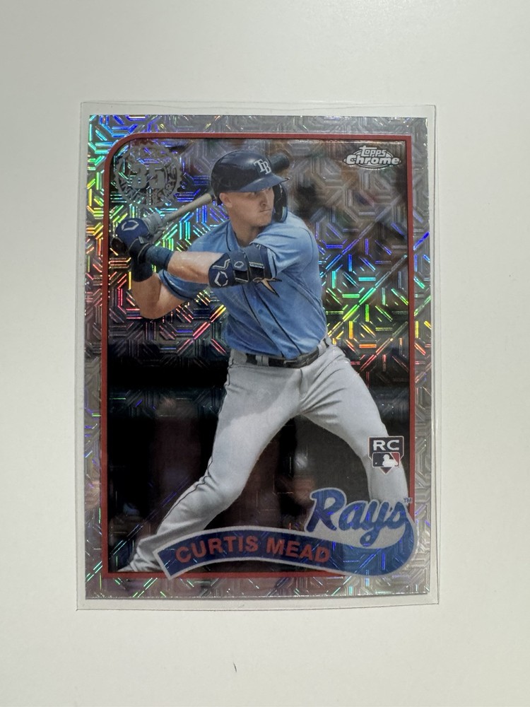 Curtis Mead 2024 Topps Silver Pack Mojo Refractor RC Tampa Bay Rays